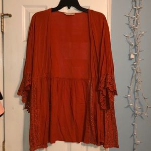 Orange Cardigan